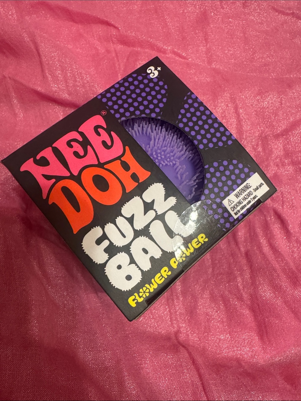 Needoh Fuzz Ball- Purple - Picture 2 of 3